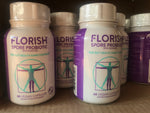 FLORISH Spore Probiotic with Fulvic Acid product packshot in packaging as shipped